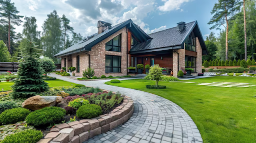 Luxury house with pool